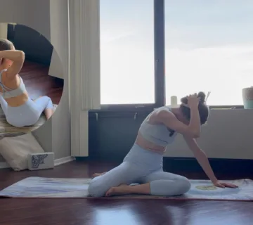 Exercises for the back and cervical-collar area